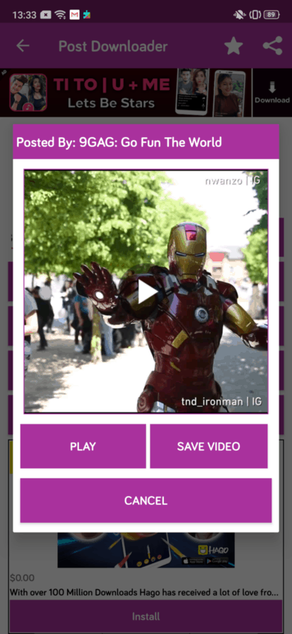 Download gambar Instagram