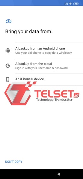 Pindah Ponsel lama ke Baru
