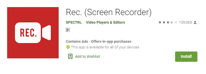 Aplikasi Perekam Layar Android