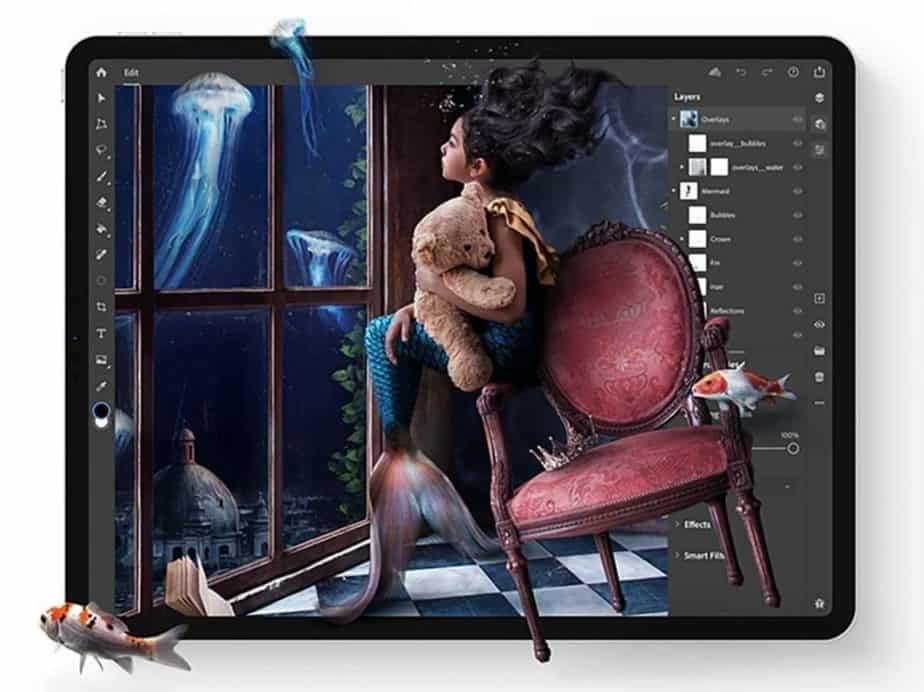 adobe-photoshop-ipad Adobe Photoshop di iPad