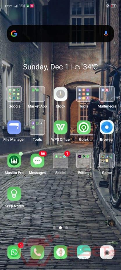 cara menyalakan dark mode di coloros 6