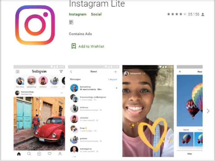 Instagram Lite 