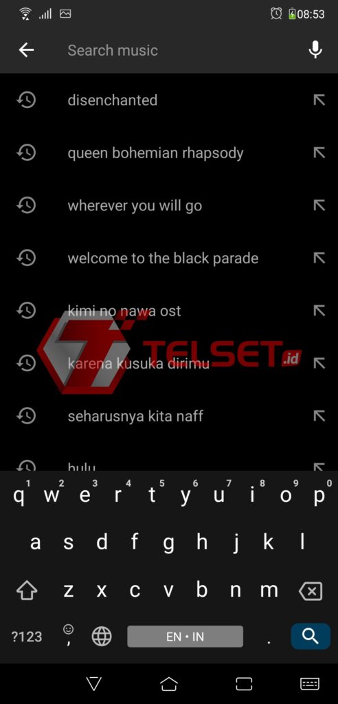 Cari Lagu YouTube Music