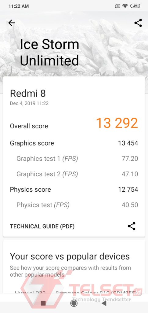 Benchmark Redmi 8