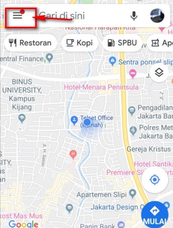 Mengaktifkan Speedometer Google Maps