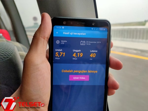 Jaringan Telkomsel Tol Layang Japek