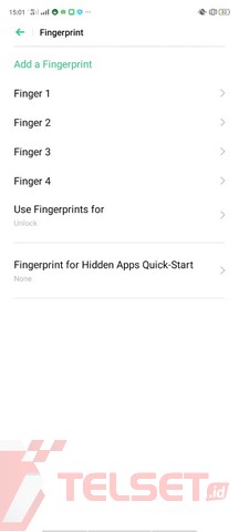 Fingerprint HP Android