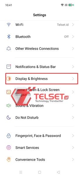 Dark Mode Oppo Reno2