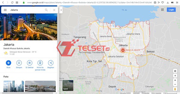Google Banjir Peta Jakarta