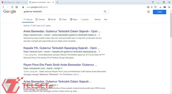 Gubernur Terbodoh