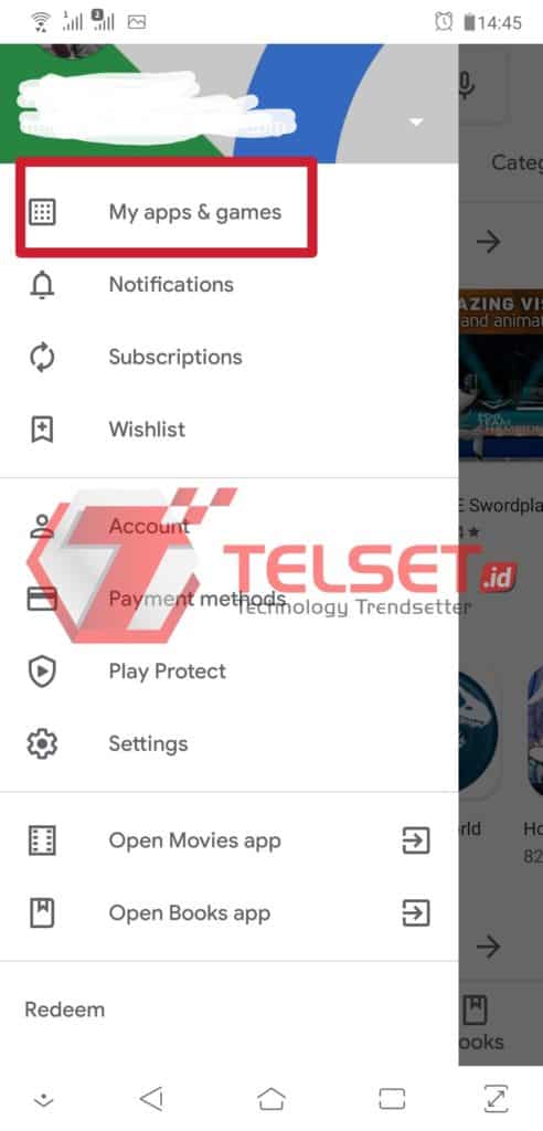 menghilangkan aplikasi play store