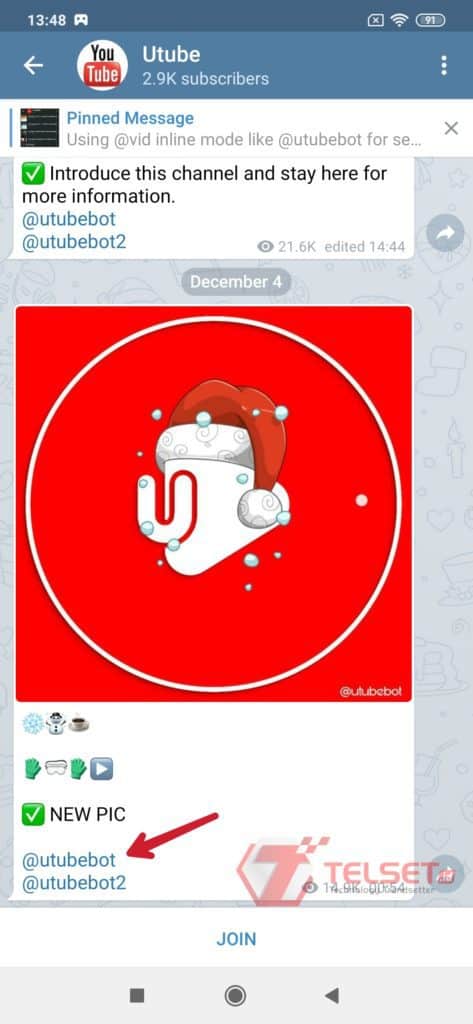 download video youtube di telegram