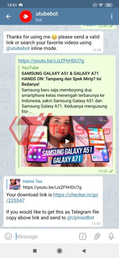 bot telegram untuk download video youtube