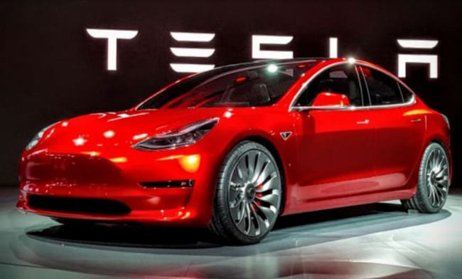 Nilai saham Tesla