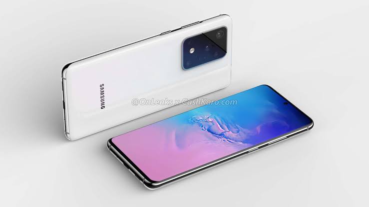 Desain Galaxy S20+