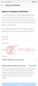 cara mendapatkan verifikasi instagram