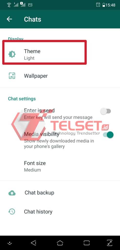 Dark Mode WhatsApp