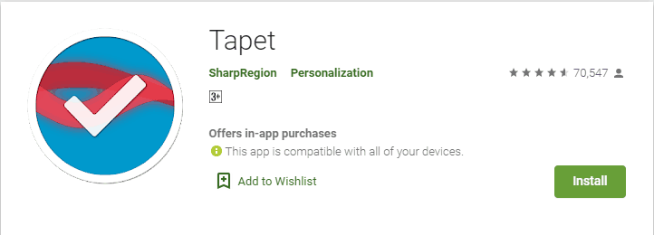 aplikasi wallpaper terbaik Tapet