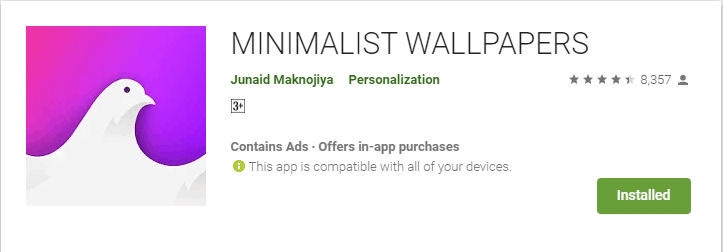 aplikasi wallpaper minimalist wallpapers