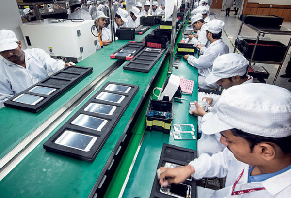 Produksi smartphone