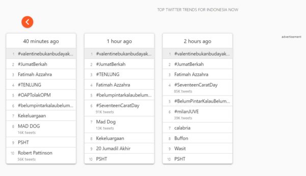 Tagar #valentinebukanbudayakita