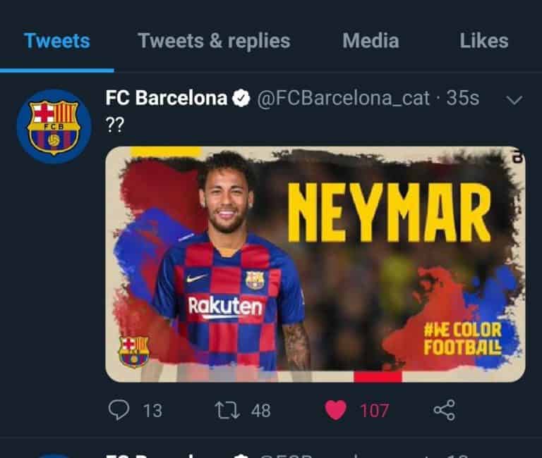 Akun Twitter FC Barcelona dan Komite Olimpiade Diretas Hacker