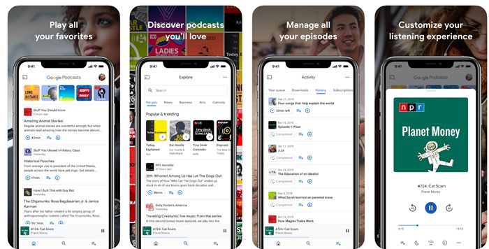 Google Podcast iOS