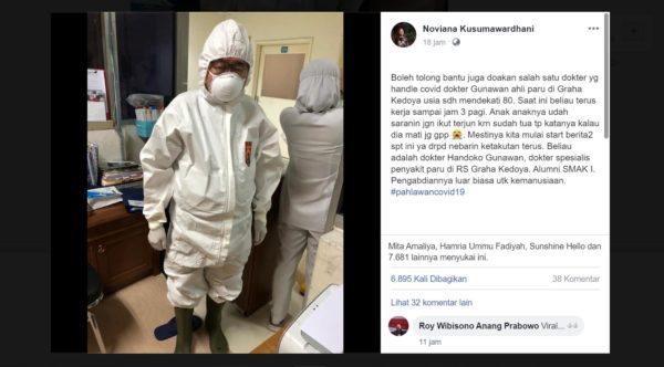 Tagar #dokterhandokogunawan