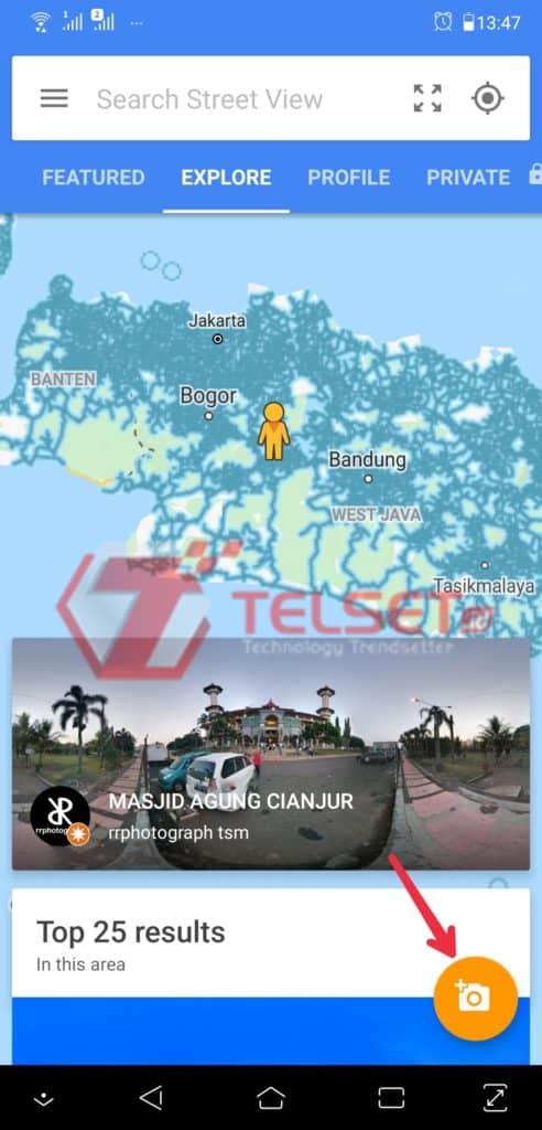 Ambil foto 360 derajat