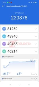 Review Oppo Reno3 AnTuTu Benchmark