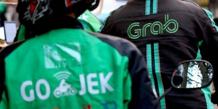 Grab Gojek Jokowi Ojol