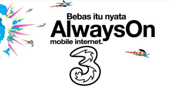 paket alwayson dari provider internet three