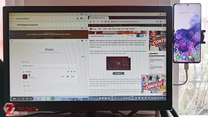 Samsung Galaxy S20 Ultra Samsung DeX