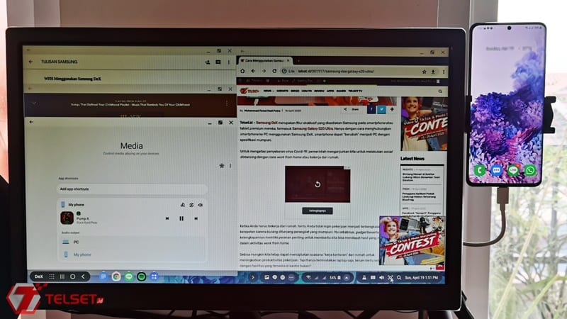 Samsung Galaxy S20 Ultra Samsung DeX