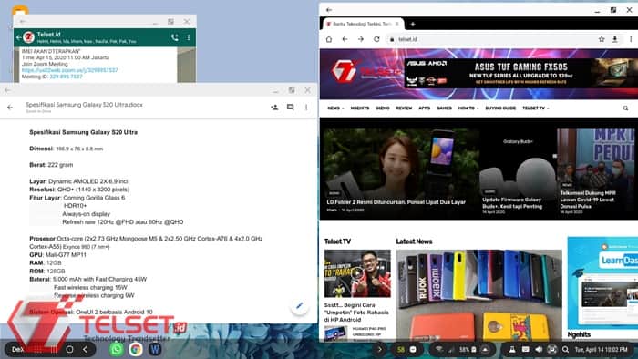 Cara Samsung DeX