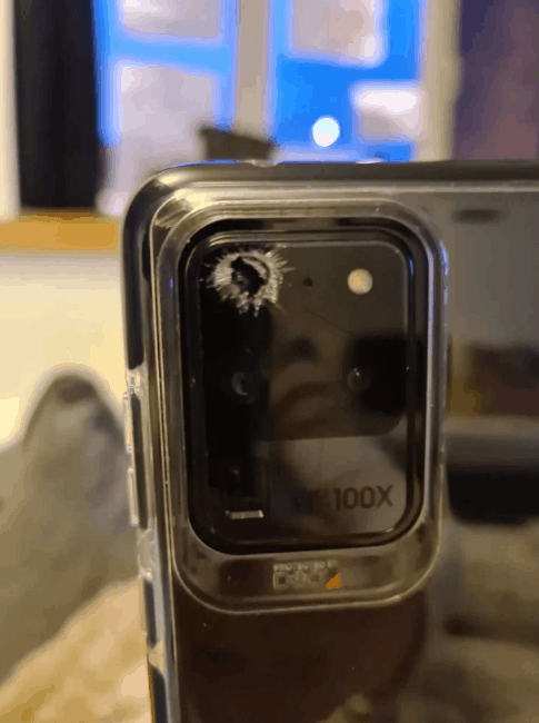 Samsung Galaxy S20 Ultra Pecah