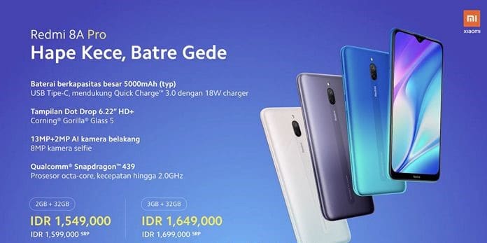 Harga Redmi 8A Pro