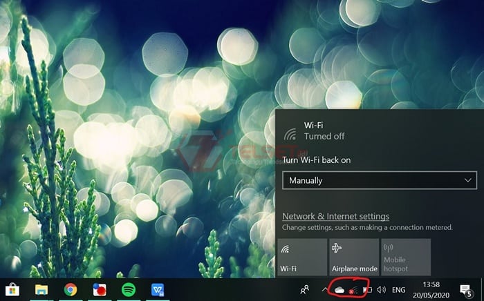 laptop tidak terhubung wifi