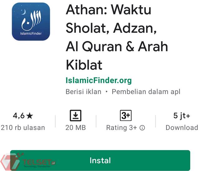 aplikasi jadwal sholat