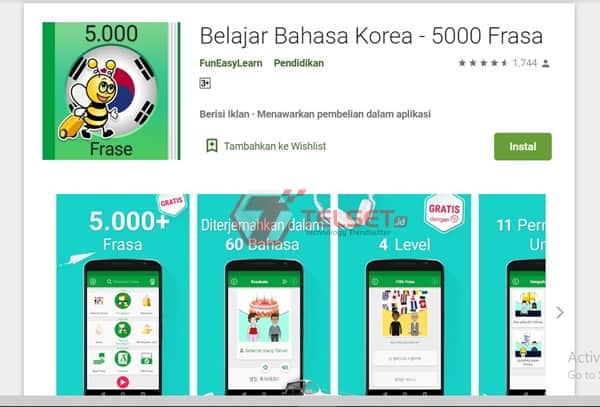 aplikasi Belajar Bahasa Korea - 5000 Frasa
