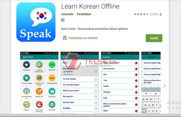 Aplikasi Belajar Bahasa Korea 