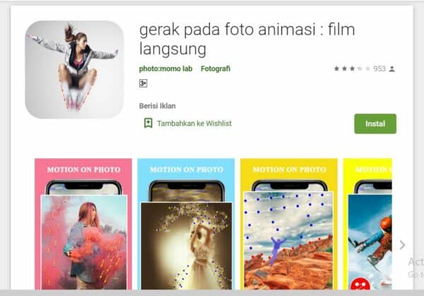 aplikasi foto bergerak Android