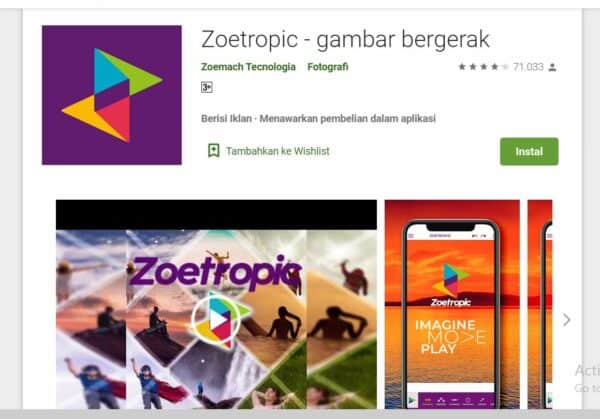 aplikasi foto bergerak Android
