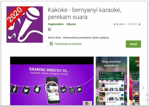 Aplikasi Karaoke di Android Kakoke