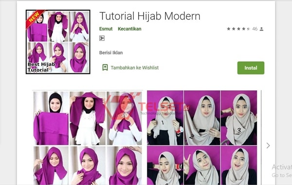 Tutorial Hijab Modern