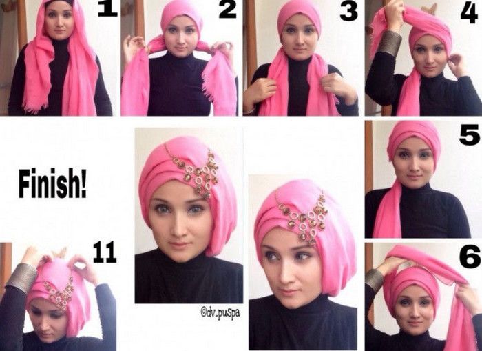 Tutorial Hijab Pashmina