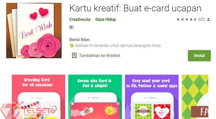 Kartu Kreatif: Buat E-Card