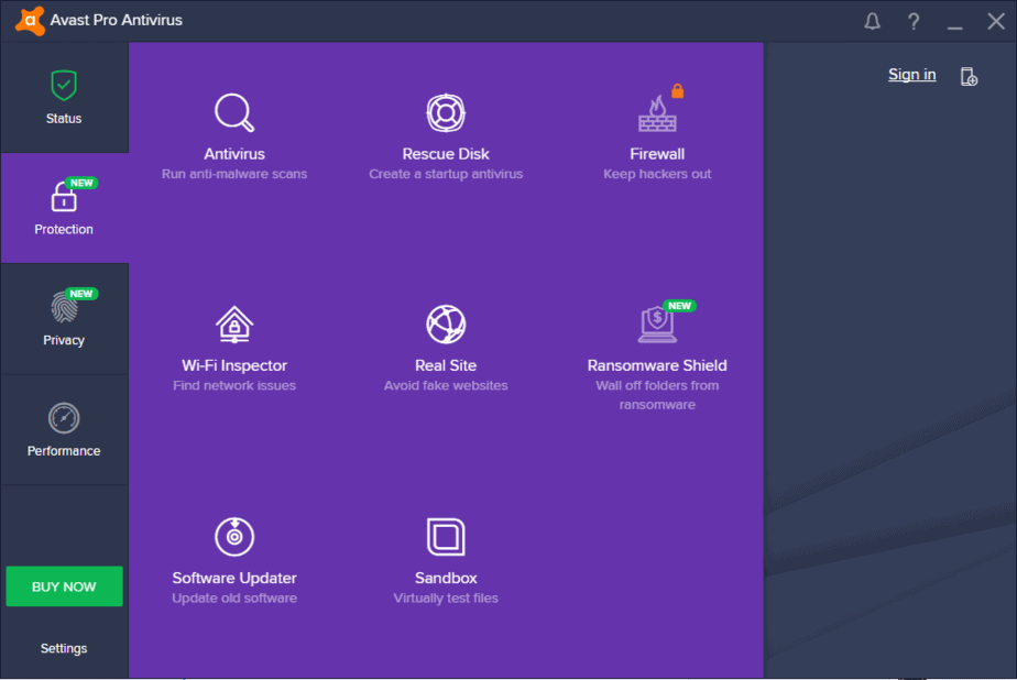 Antivirus ringan untuk PC Avast Antivirus Pro