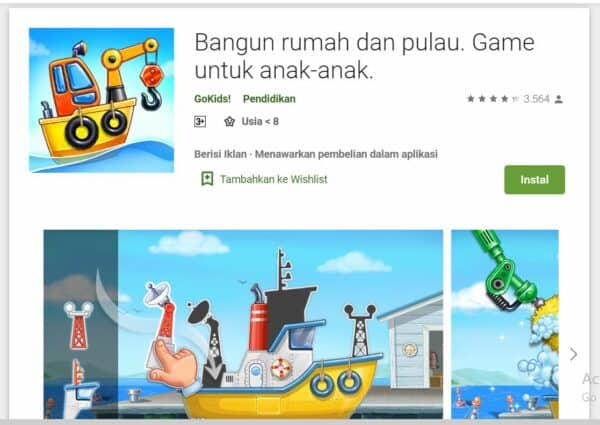 Game untuk Anak android online offline