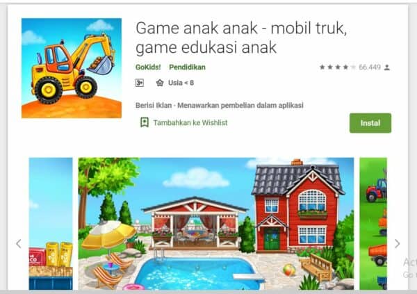 Game untuk Anak android online offline